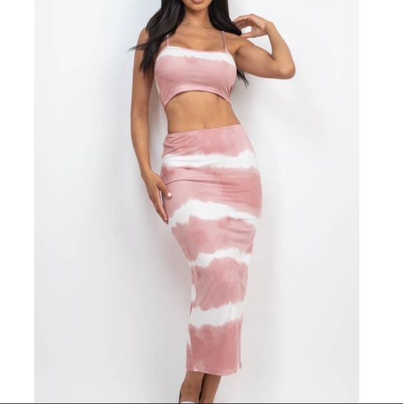 Dresses & Skirts - Crop top and long skirt set